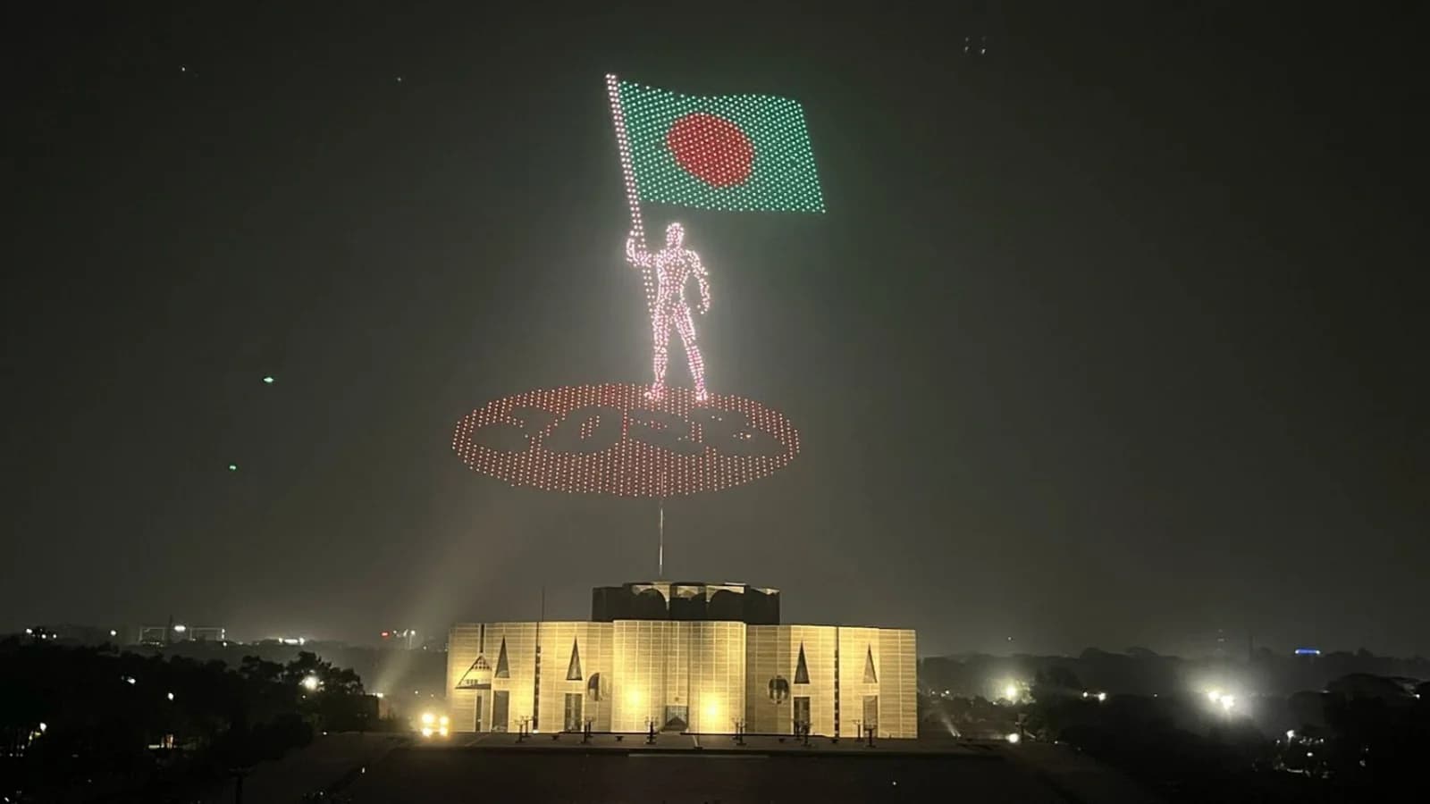 Drone Swarm Light Show